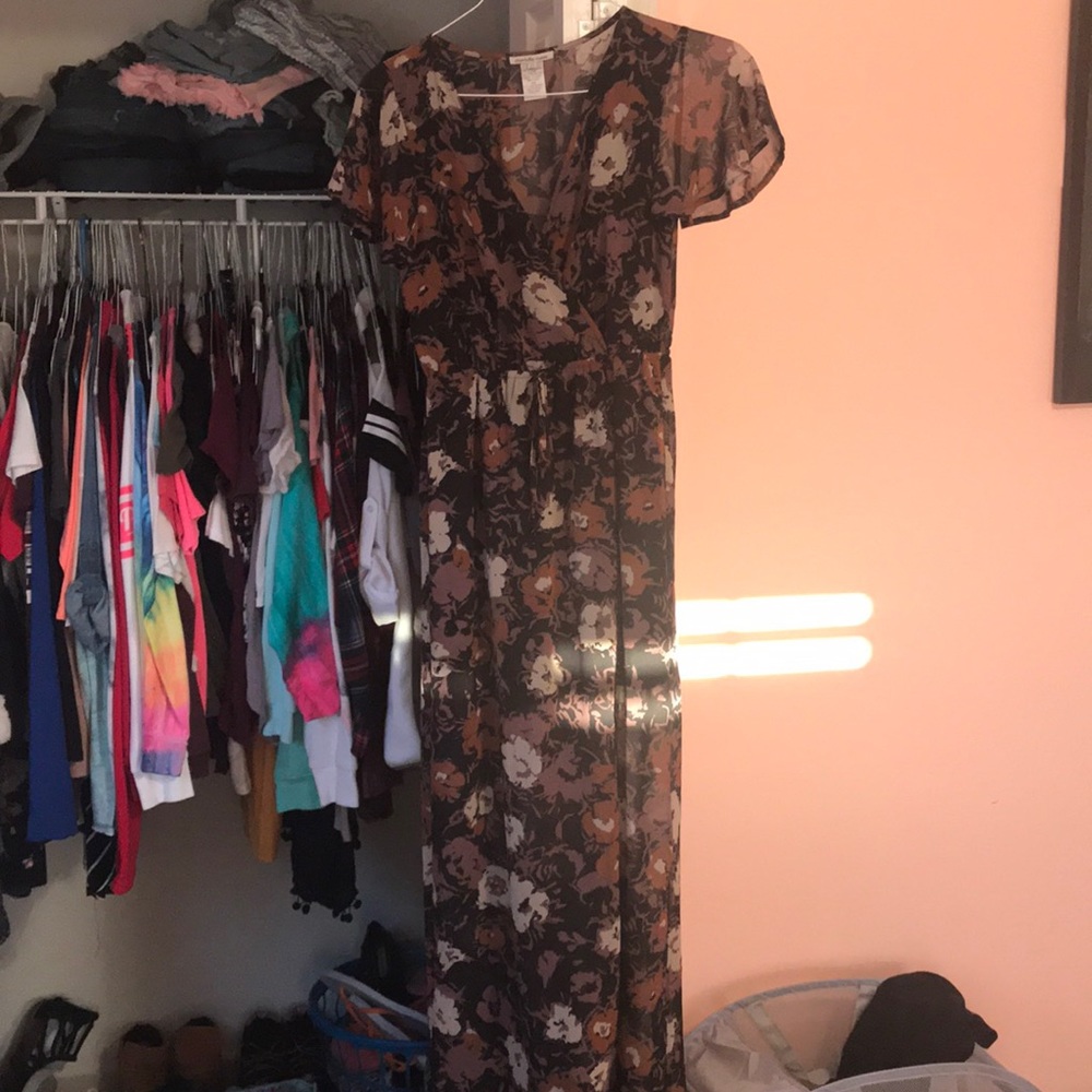 Dress with shorts underneath.